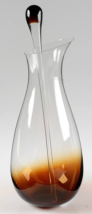 Glasscapes Amber Carafe W/Stirrer by Dansk-1