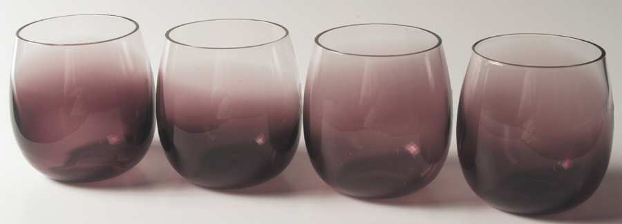 Glasscapes Amethyst 10 Oz Flat Tumbler - Set of 4 by Dansk-1
