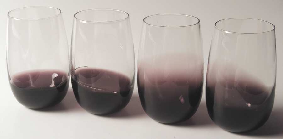 Glasscapes Amethyst 14 Oz Flat Tumbler - Set of 4 by Dansk-1