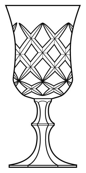 Imperiale Water Goblet by Da Vinci-1
