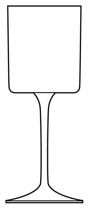 Nuvola Water Goblet by Da Vinci-1
