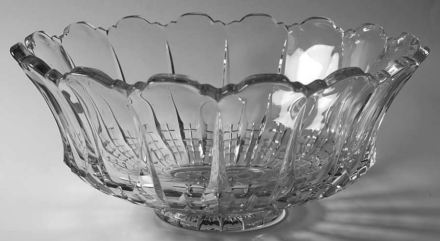 Quartered Block Punch Bowl by Duncan & Miller-1