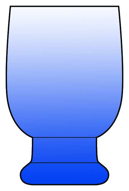 Cobalt 16 Oz Footed Tumbler by Dansk-1