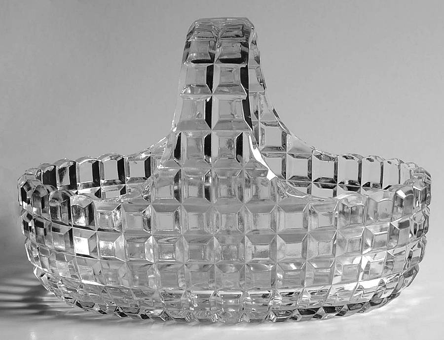 Block Clear 7" Basket by Duncan & Miller-1