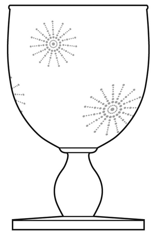 Shine Water Goblet by Dansk-1