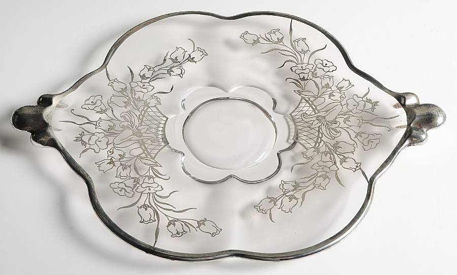 115-4 Handled Cake Plate by Duncan & Miller-1