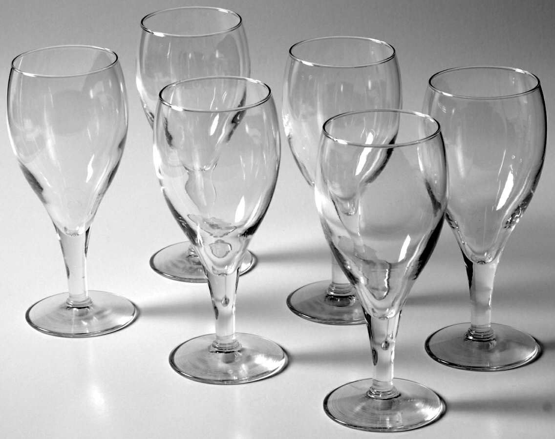 Hostellerie Water Goblet - Set of 6 by Durobor-1