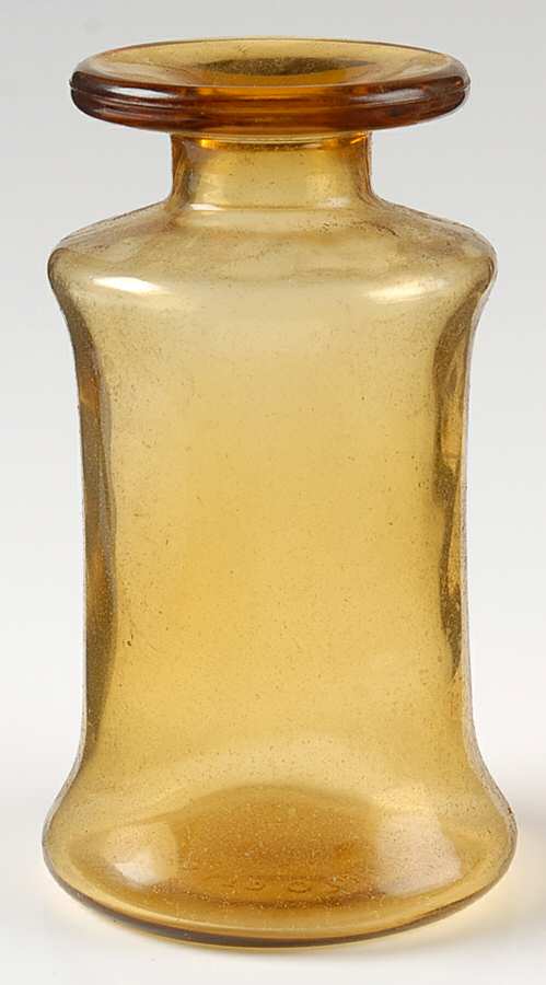 DAC23A Amber 6" Single Light Candlestick by Dansk-1