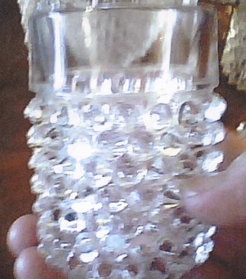 Hobnail Clear Flat Tumbler by Doyle Glass-1