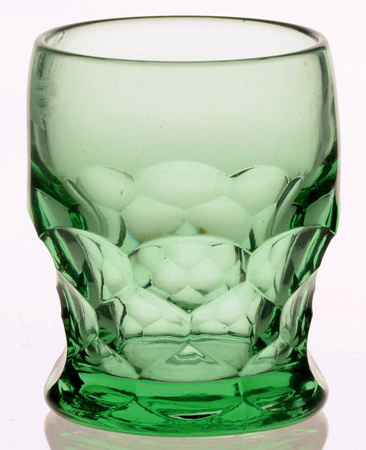 Georgian Green Whiskey Glass by Duncan & Miller-1