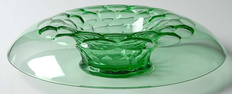 Georgian Green 13" Rolled Edge Bowl by Duncan & Miller-1