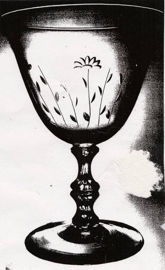 Woodland Water Goblet by Duncan & Miller-1
