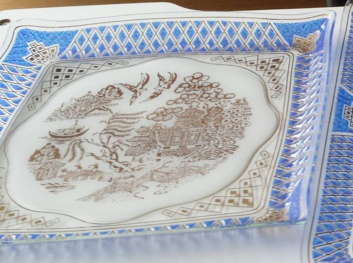Legend Square Tray by Deerborn Glass Compa-1