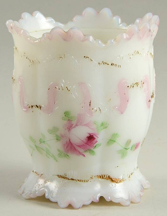 Astoria Rose Open Spooner by Dithridge Glass Comp-1