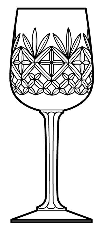 Berkeley Water Goblet by Edinburgh Crystal-1