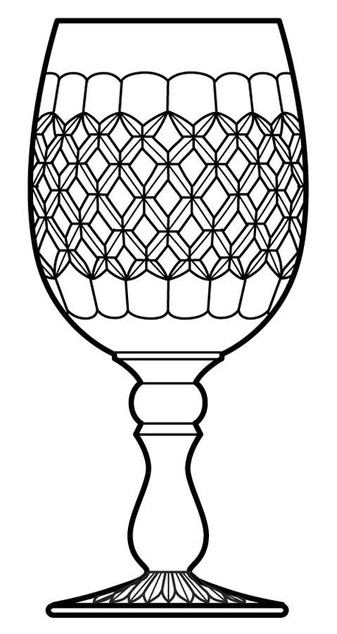 Braemar Water Goblet by Edinburgh Crystal-1
