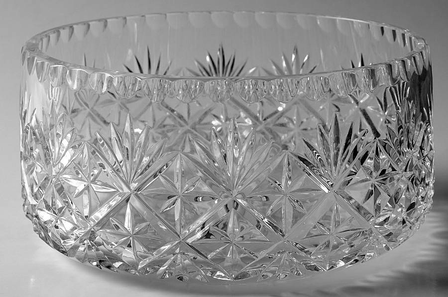 Duet 8" Round Bowl by Edinburgh Crystal-1