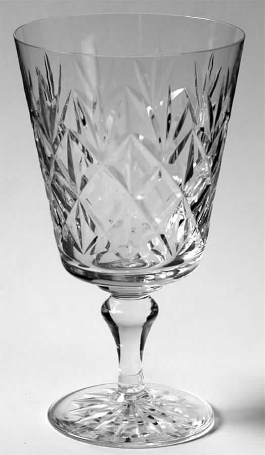 Glenshee (Cut) Water Goblet by Edinburgh Crystal-1