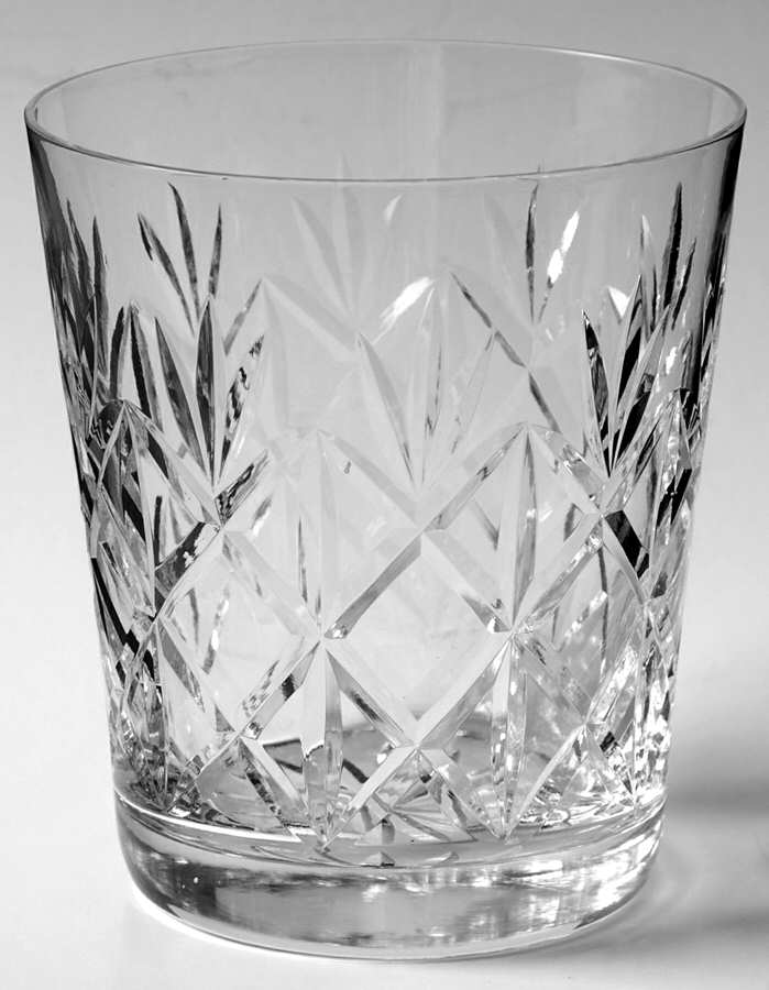Glenshee (Cut) 9 Oz Flat Tumbler by Edinburgh Crystal-1