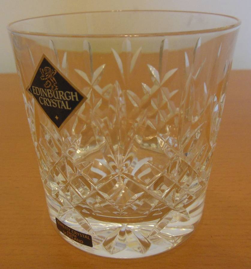 Lomond (Square Bwl) Old Fashioned by Edinburgh Crystal-1