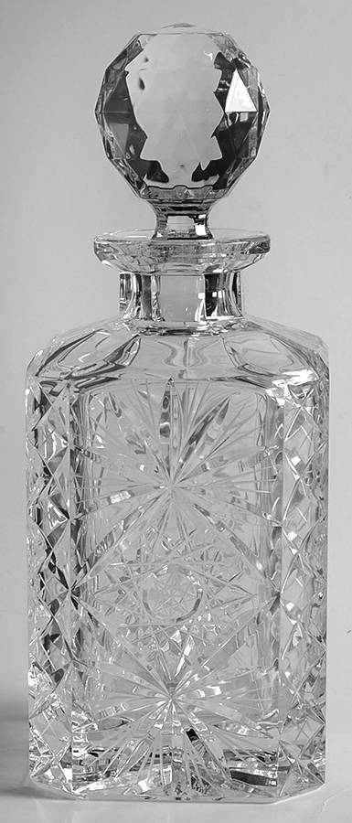 Royal Square Decanter with Stopper by Edinburgh Crystal-1