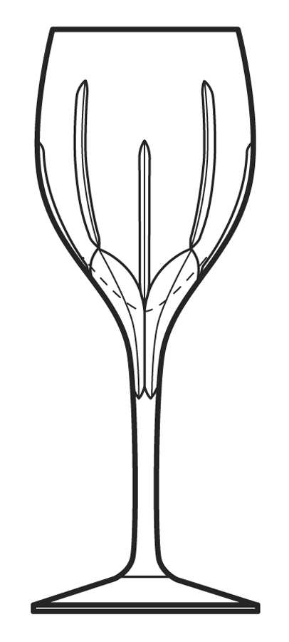 Sonata Water Goblet by Edinburgh Crystal-1