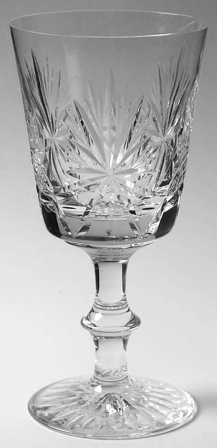 Star of Edinburgh Tall Water Goblet by Edinburgh Crystal-1