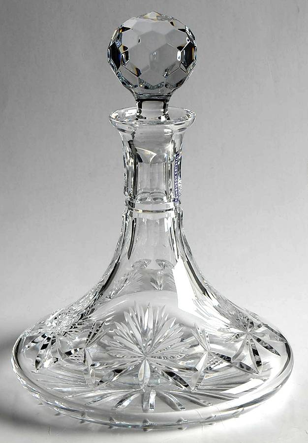 Star of Edinburgh Ships Decanter & Stopper by Edinburgh Crystal-1