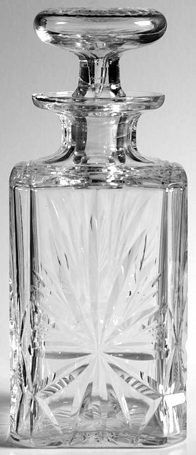 Star of Edinburgh Square Decanter with Stopper by Edinburgh Crystal-1