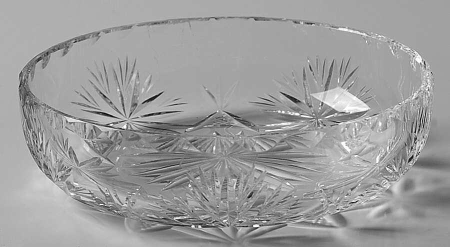 Star of Edinburgh Round Open Butter Dish by Edinburgh Crystal-1