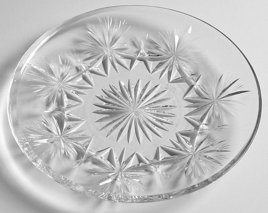 Star of Edinburgh Luncheon Plate by Edinburgh Crystal-1