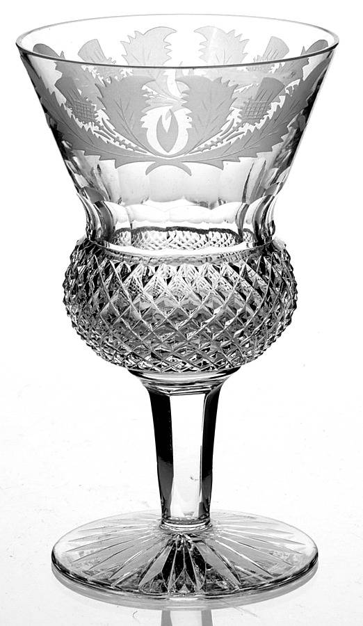 Thistle (Cut) Claret Wine by Edinburgh Crystal-1