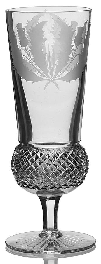Thistle (Cut) Fluted Champagne by Edinburgh Crystal-1