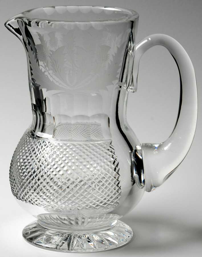Thistle (Cut) 24 Oz Pitcher by Edinburgh Crystal-1
