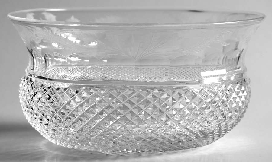 Thistle (Cut) Open Sugar by Edinburgh Crystal-1
