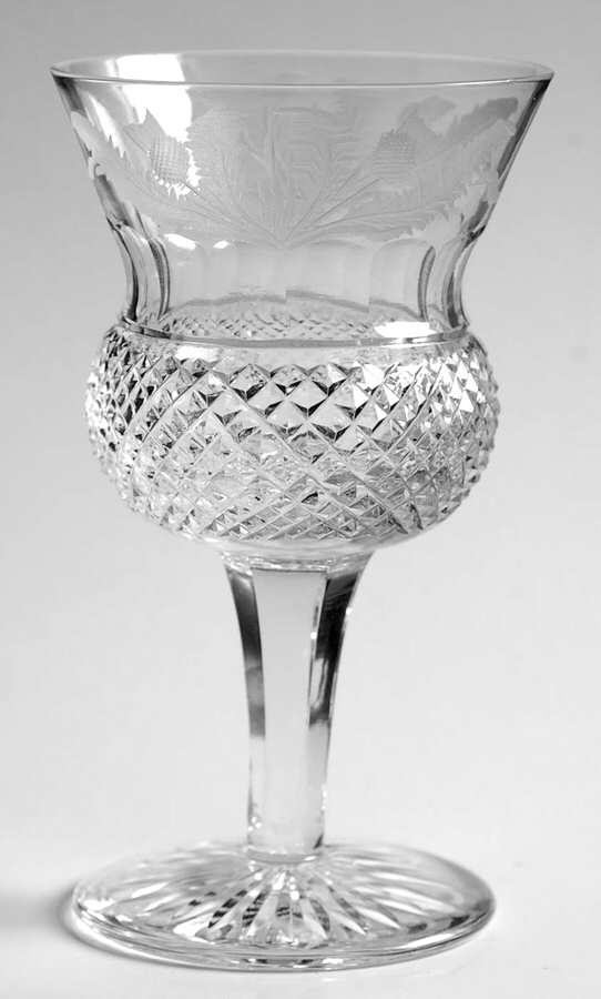 Thistle (Cut) Port Wine by Edinburgh Crystal-1