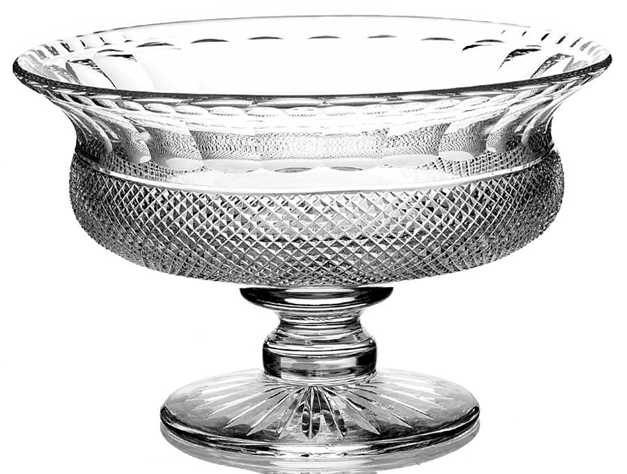 Thistle (Plain) Large Fruit Bowl by Edinburgh Crystal-1