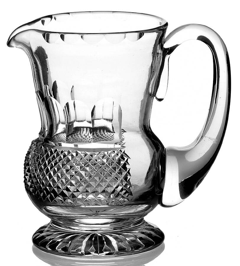Thistle (Plain) Creamer by Edinburgh Crystal-1