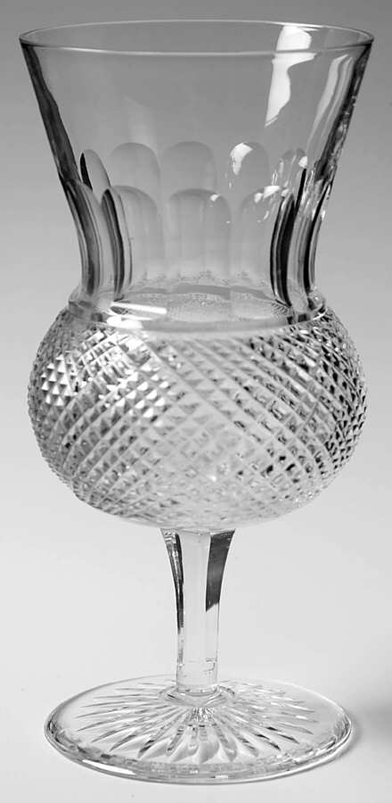 Thistle (Plain) Water Goblet by Edinburgh Crystal-1