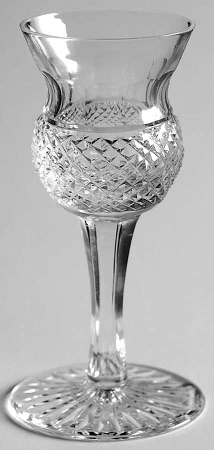 Thistle (Plain) Cordial Glass by Edinburgh Crystal-1