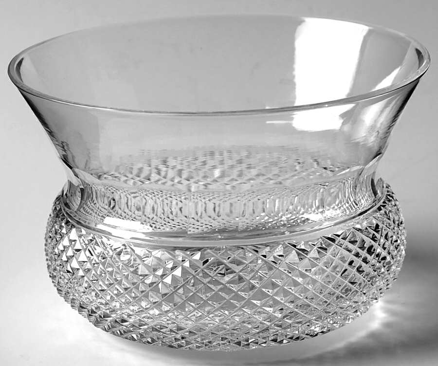 Thistle (Plain) Finger Bowl by Edinburgh Crystal-1