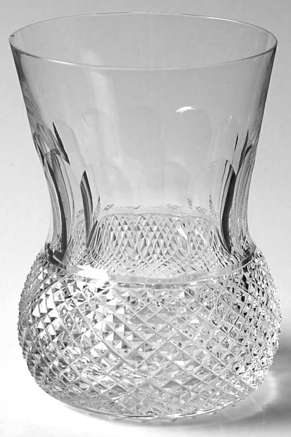 Thistle (Plain) 6 Oz Flat Tumbler by Edinburgh Crystal-1