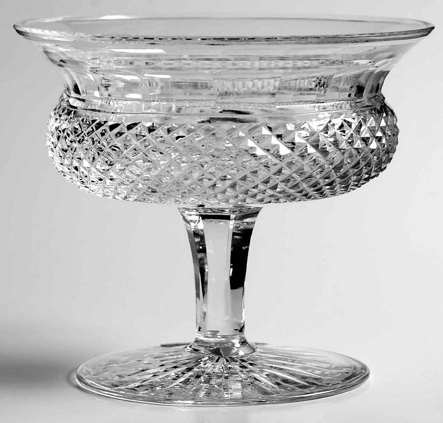 Thistle (Plain) Low Sherbet by Edinburgh Crystal-1
