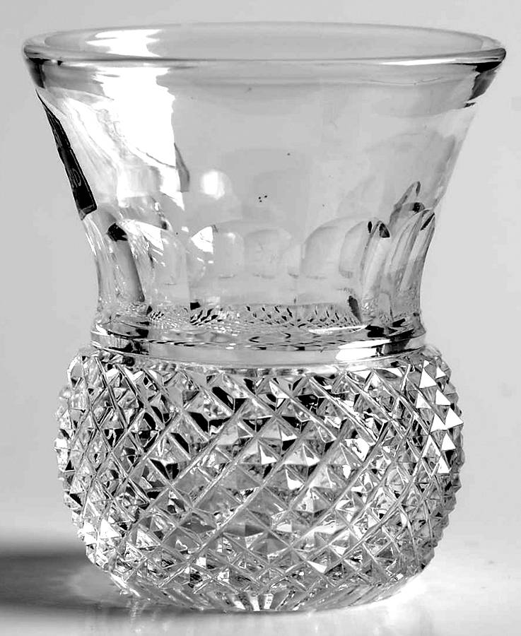 Thistle (Plain) Shot Glass by Edinburgh Crystal-1