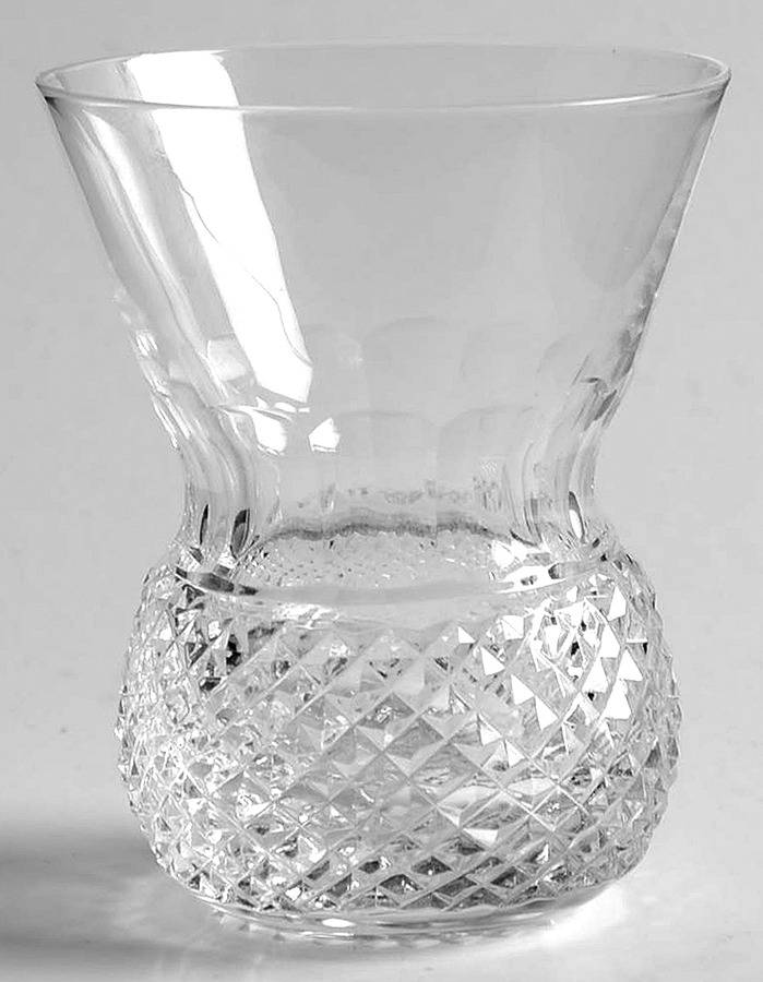 Thistle (Plain) Shot Glass by Edinburgh Crystal-1