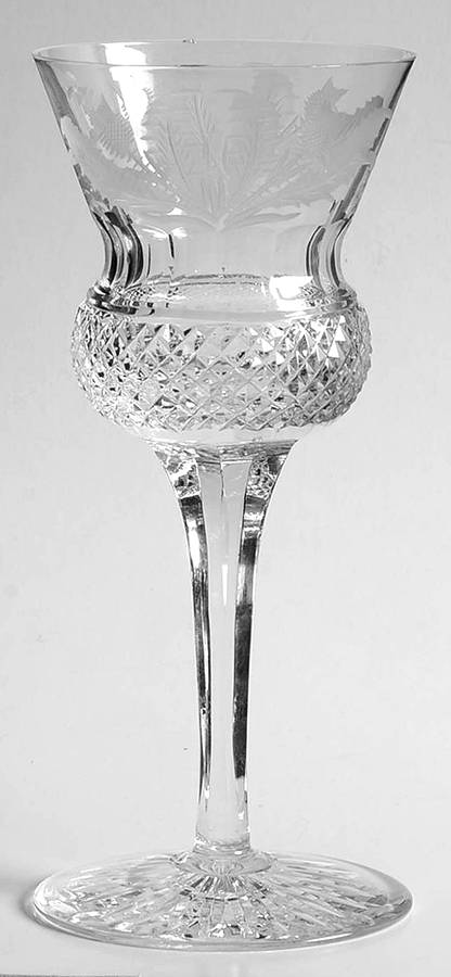 Thistle (Tall) Sherry Glass by Edinburgh Crystal-1