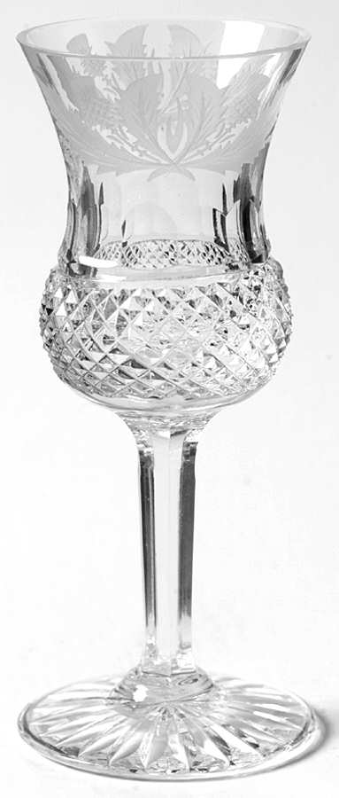Thistle (Tall) Cordial Glass by Edinburgh Crystal-1