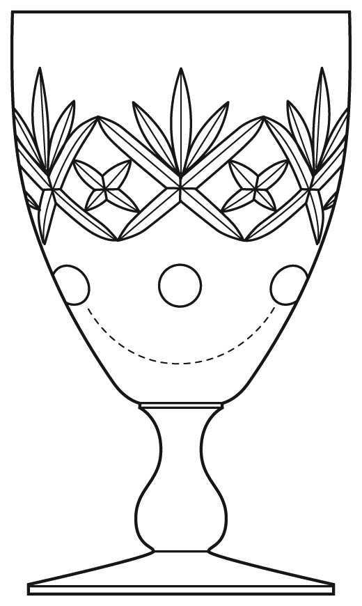 Lochiel Water Goblet by Edinburgh Crystal-1