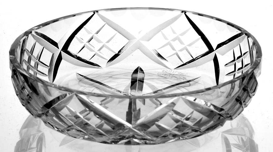 EDI8 Round Open Butter Dish by Edinburgh Crystal-1