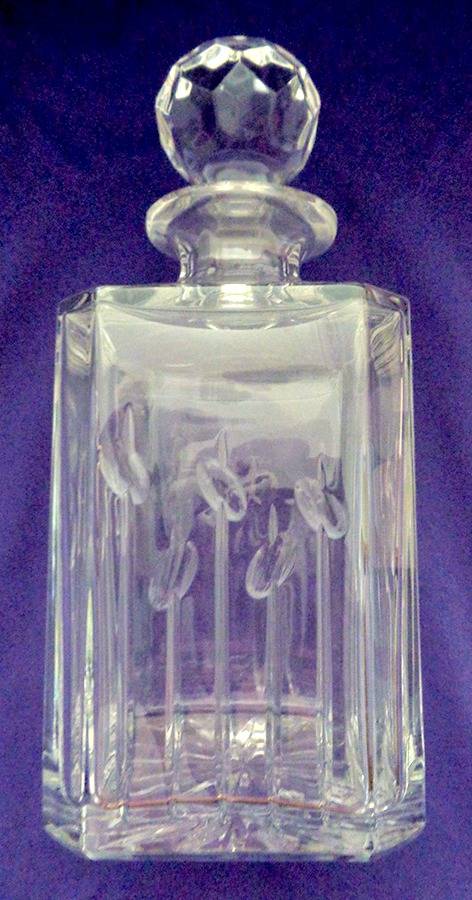 Spey Square Decanter with Stopper by Edinburgh Crystal-1